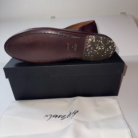 Marsell Coltellaccio Ballerina Flats Cioccovino Burgundy 39/9 NWT - Picture 8 of 10